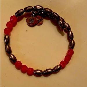 Gently used, ALEX AND ANI - Orange & Gold Bracelet